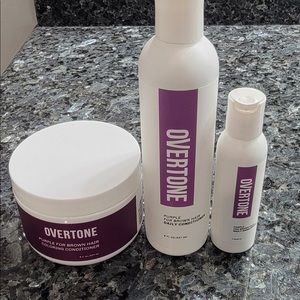 Overtone purple hair color for brown hair
